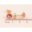 Серьги Xuping цвет 18K с кристаллами Swarovski пусеты "Кристаллы Rose" ø 9мм фото №2 Серьги Xuping цвет 18K с кристаллами Swarovski пусеты "Кристаллы Rose" ø 9мм фото №2