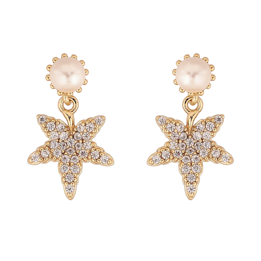 Сережки Xuping колір Позолота 14K пусети "Листочки" фото №1 Сережки Xuping колір Позолота 14K пусети "Листочки" фото №1