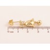 Сережки Xuping колір Позолота 14K пусети "Дзвіночки" фото №2 Сережки Xuping колір Позолота 14K пусети "Дзвіночки" фото №2