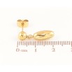 Сережки Xuping TTM Stainless Steel колір 14K пусети "Декоративні підвіски" фото №2
