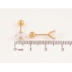Сережки Xuping колір Позолота 14K пусети "Кристали в 4-х крапановій оправі" 6х6мм фото №2 Сережки Xuping колір Позолота 14K пусети "Кристали в 4-х крапановій оправі" 6х6мм фото №2