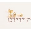 Сережки Xuping колір Позолота 14K пусети "Кульки" ø 5мм фото №2 Сережки Xuping колір Позолота 14K пусети "Кульки" ø 5мм фото №2