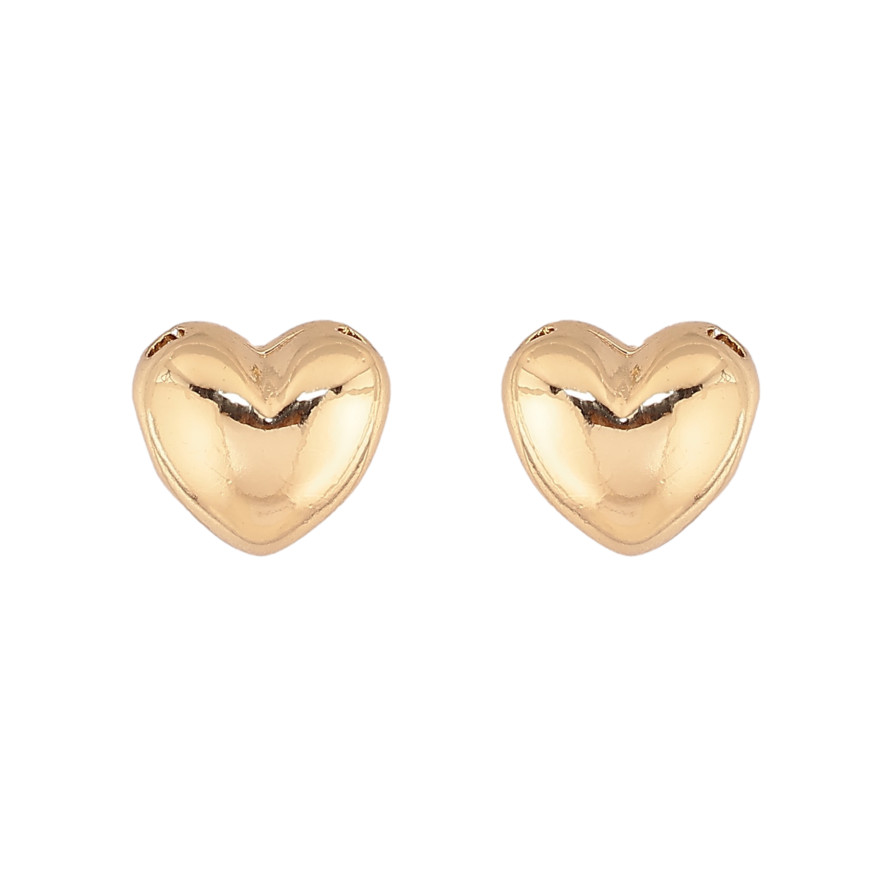 Сережки Xuping колір Позолота 14K пусети "Сердечка" 7х8мм фото №1 Сережки Xuping колір Позолота 14K пусети "Сердечка" 7х8мм фото №1