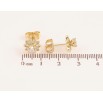 Сережки Xuping колір Позолота 14K пусети "Квіточки з кристалами" фото №2 Сережки Xuping колір Позолота 14K пусети "Квіточки з кристалами" фото №2