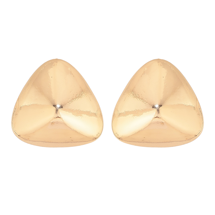 Сережки Xuping колір Позолота 14K пусети "Трикутники" фото №5