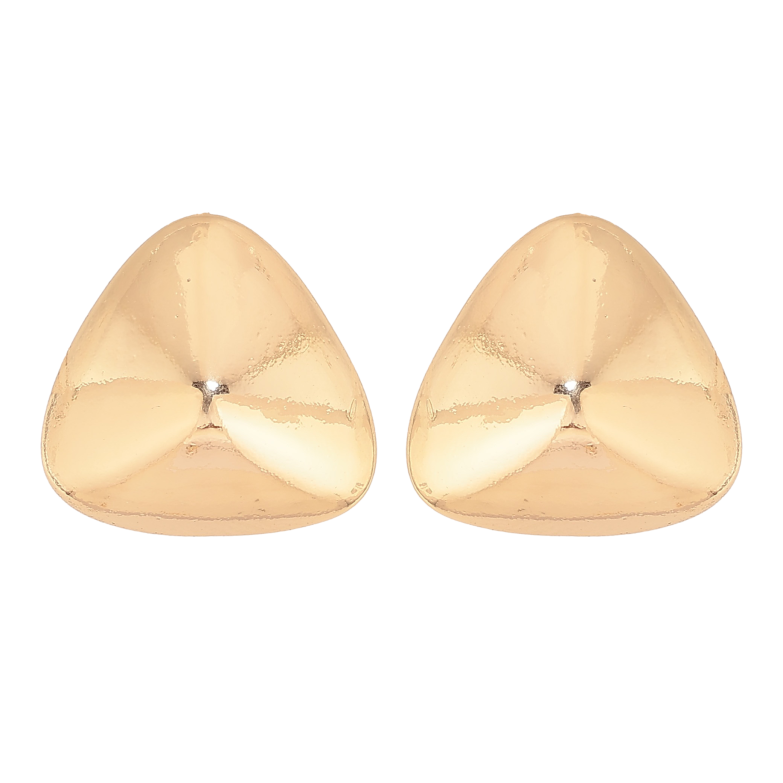 Серьги Xuping цвет Позолота 14K пусеты "Треугольники" фото №1 Серьги Xuping цвет Позолота 14K пусеты "Треугольники" фото №1