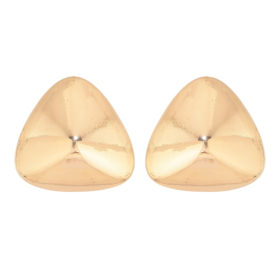 Сережки Xuping колір Позолота 14K пусети "Трикутники" фото №1 Сережки Xuping колір Позолота 14K пусети "Трикутники" фото №1