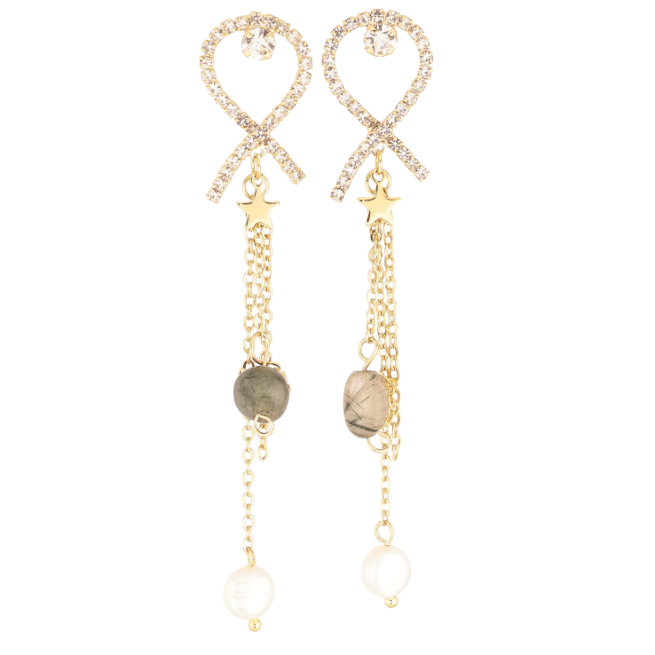 Сережки Xuping колір Позолота 14K пусети "Декоративні підвіски" фото №16