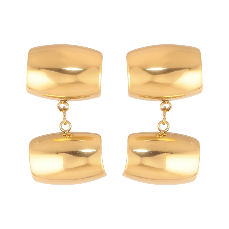 Сережки Xuping TTM Stainless Steel колір 14K пусети "Декоративні підвіски" фото №15 Сережки Xuping TTM Stainless Steel колір 14K пусети "Декоративні підвіски" фото №15
