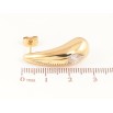 Сережки Xuping TTM Stainless Steel колір 14K пусети "Крапельки з кристалами" фото №2