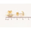Серьги Xuping цвет Позолота 14K пусеты "Узор с кристаллами" фото №2 Серьги Xuping цвет Позолота 14K пусеты "Узор с кристаллами" фото №2
