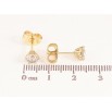 Серьги Xuping цвет Позолота 14K пусеты "Кристаллы в 6-ти крапановой оправе" ø 5мм фото №2 Серьги Xuping цвет Позолота 14K пусеты "Кристаллы в 6-ти крапановой оправе" ø 5мм фото №2