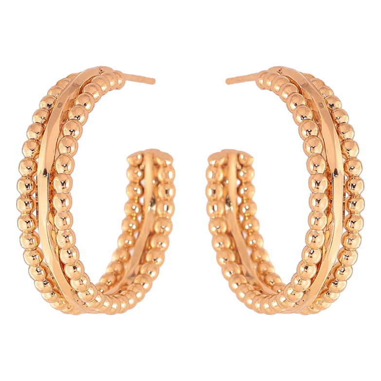 Серьги Xuping цвет Позолота 18К пусеты "Декоративный узор" фото №1 Серьги Xuping цвет Позолота 18К пусеты "Декоративный узор" фото №1