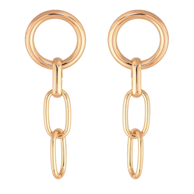 Серьги Xuping цвет Позолота 18К пусеты "Подвески цепочки" фото №1 Серьги Xuping цвет Позолота 18К пусеты "Подвески цепочки" фото №1