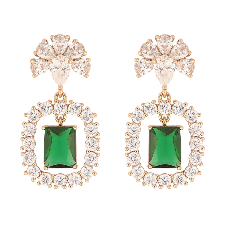 Серьги Xuping цвет Позолота 18К пусеты "Кристальные подвески" фото №2 Серьги Xuping цвет Позолота 18К пусеты "Кристальные подвески" фото №2