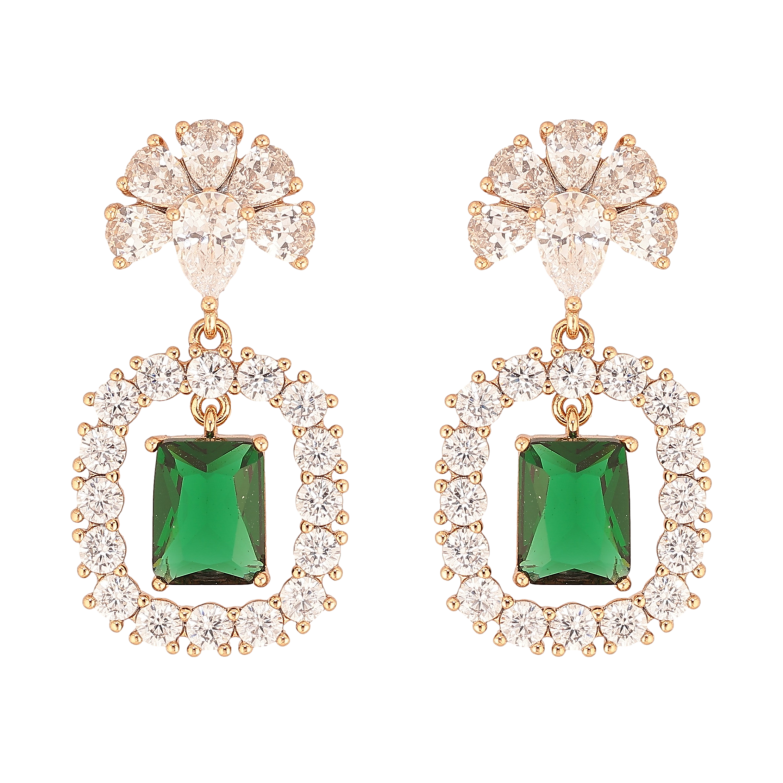 Сережки Xuping колір Позолота 18К пусети "Кристальні підвіски" фото №1 Сережки Xuping колір Позолота 18К пусети "Кристальні підвіски" фото №1