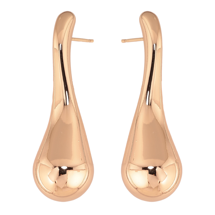 Серьги Xuping цвет Позолота 18К пусеты "Объемные капельки" фото №10 Серьги Xuping цвет Позолота 18К пусеты "Объемные капельки" фото №10