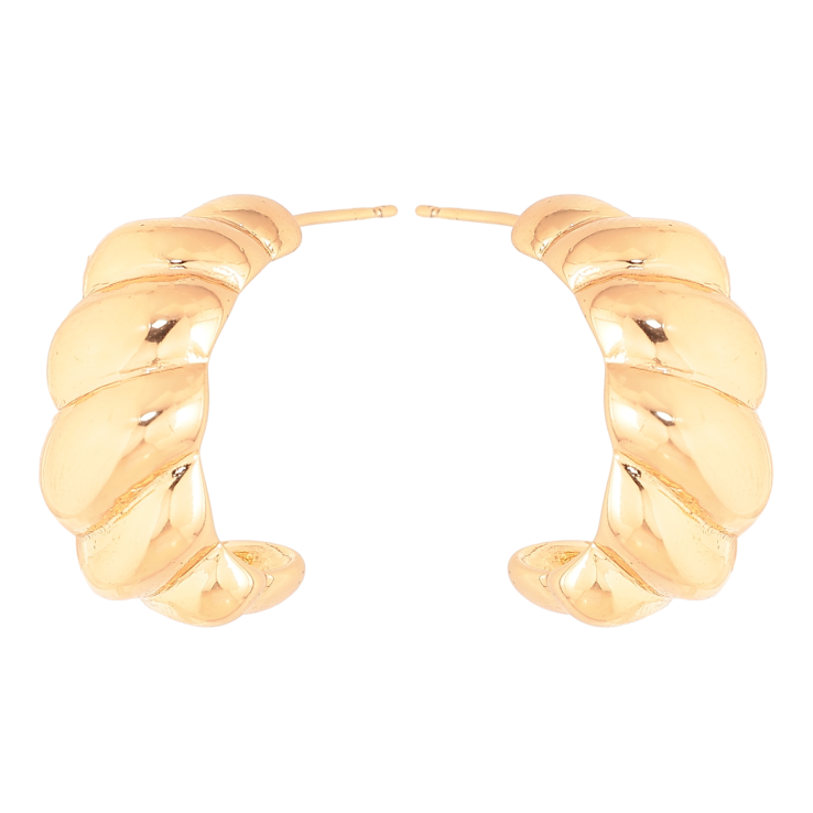 Сережки Xuping колір Позолота 18K пусети "Декоративні дуги" фото №23