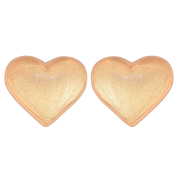 Сережки Xuping колір Позолота 18K пусети "Сердечка" фото №7