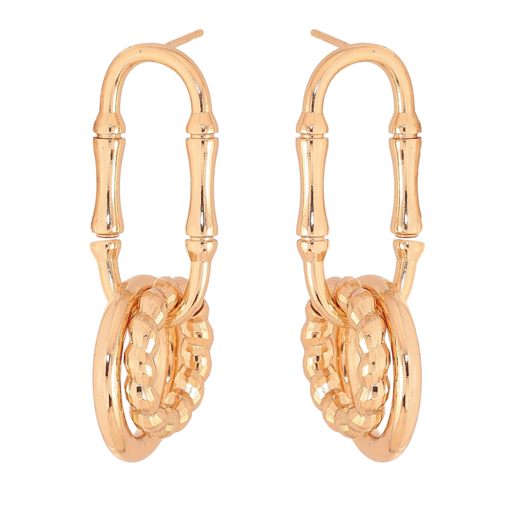 Серьги Xuping цвет Позолота 18К пусеты "Декоративные подвески" фото №11