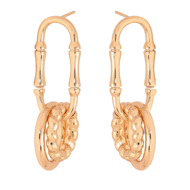 Сережки Xuping колір Позолота 18К пусети "Декоративні підвіски" фото №1 Сережки Xuping колір Позолота 18К пусети "Декоративні підвіски" фото №1