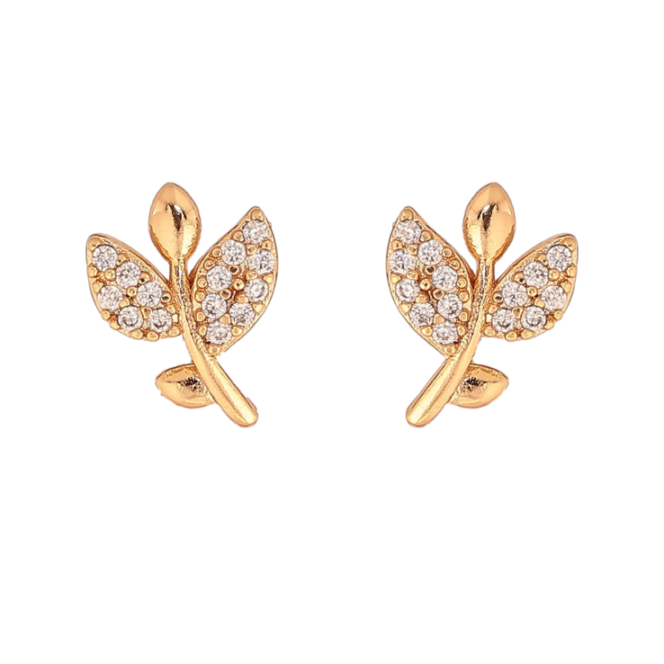 Сережки Xuping колір Позолота 18K пусети "Гілочки" фото №21