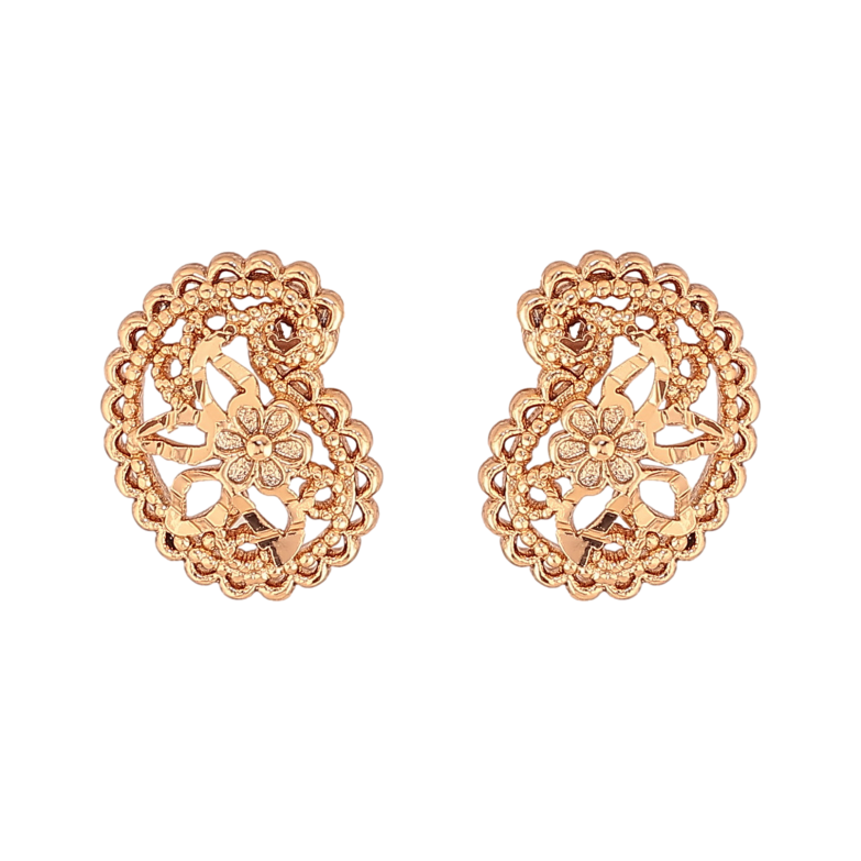 Серьги Xuping цвет Позолота 18К пусеты "Декоративный узор" фото №1 Серьги Xuping цвет Позолота 18К пусеты "Декоративный узор" фото №1