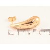 Сережки Xuping колір Позолота 18K пусети "Об'ємні крапельки" фото №2