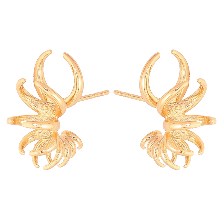 Серьги Xuping цвет Позолота 18К пусеты "Декоративные" фото №1