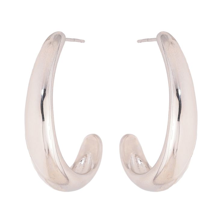 Сережки Xuping колір Родій пусети "Дуги" фото №19