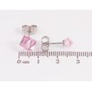 Серьги Xuping цвет Родий с кристаллами Swarovski пусеты "Ассиметричные кристальные кубики Rose" 6х6мм и 4х4мм фото №2 Серьги Xuping цвет Родий с кристаллами Swarovski пусеты "Ассиметричные кристальные кубики Rose" 6х6мм и 4х4мм фото №2
