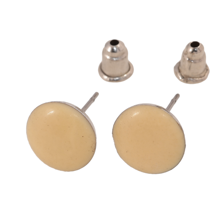 Сережки пусети "Круглі" ø 10мм фото №19