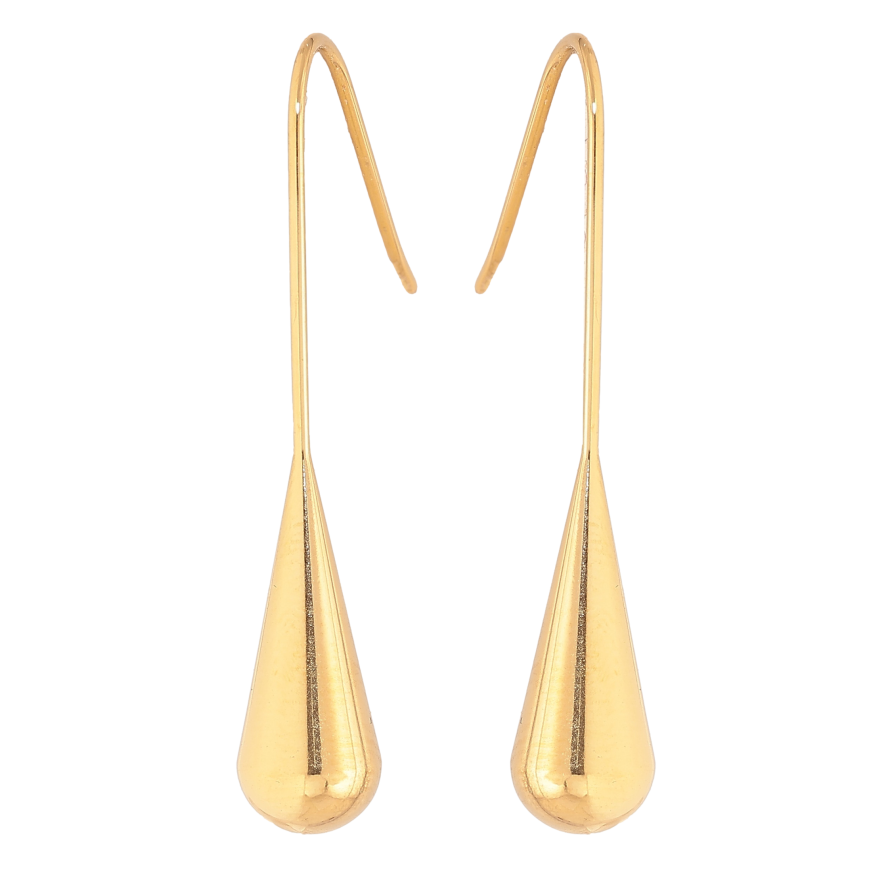 Сережки Нержавіюча сталь французький замок "Крапельки" фото №1