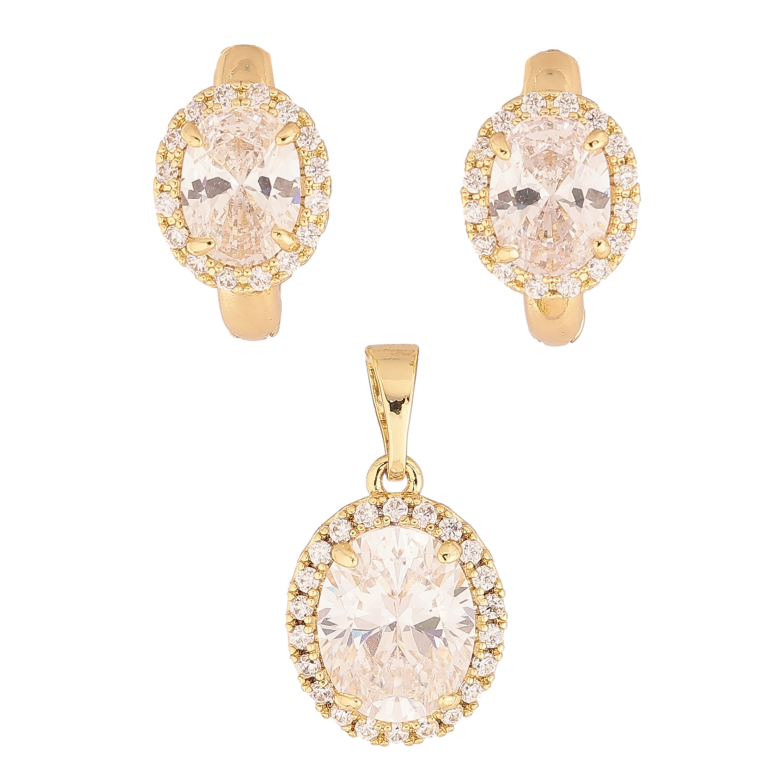 Набор Xuping цвет Позолота 14K "Кристальный блеск" фото №1