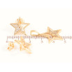 Набір Xuping колір Позолота 18K сережки кулон "Зірки з кристалами" фото №2