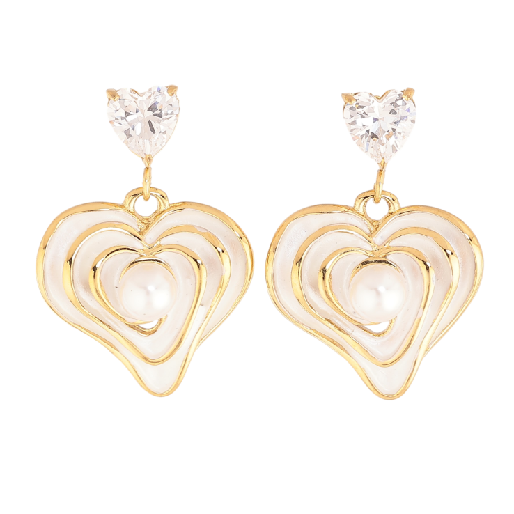 Сережки Нержавіюча сталь пусети "Сердечка" фото №23 Сережки Нержавіюча сталь пусети "Сердечка" фото №23