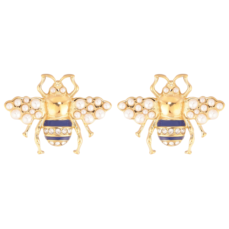 Сережки Нержавіюча сталь пусети "Бджоли" фото №13