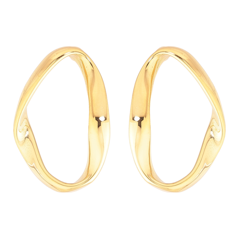 Серьги Нержавеющая сталь пусеты "Декоративные овалы" фото №1 Серьги Нержавеющая сталь пусеты "Декоративные овалы" фото №1