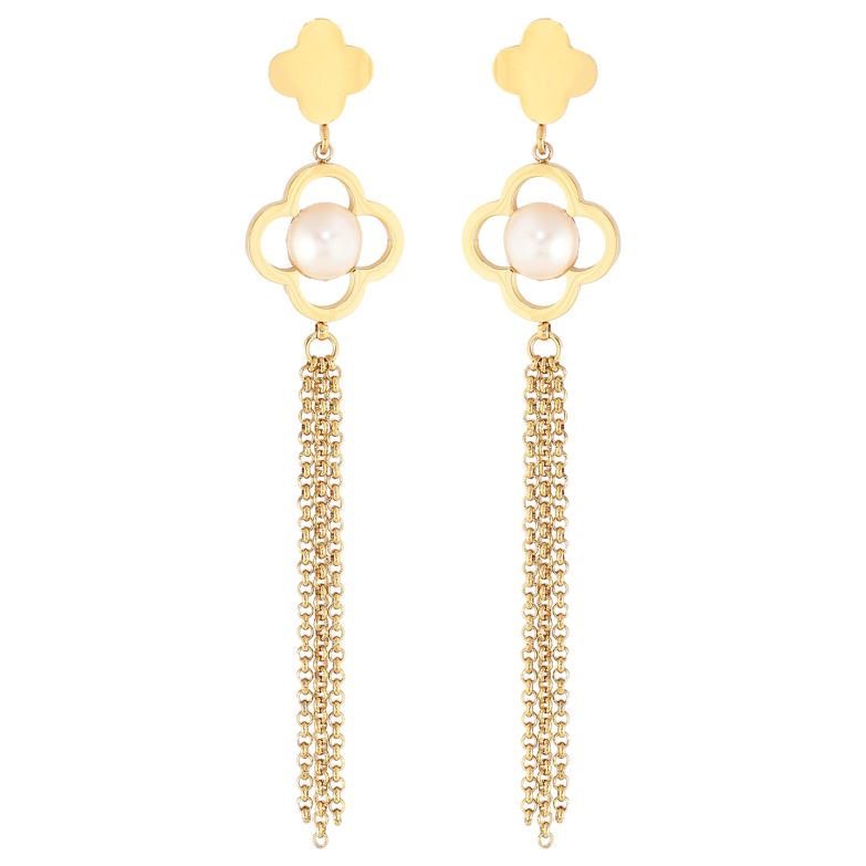 Серьги Нержавеющая сталь пусеты "Декоративные подвески с жемчужинами" фото №1 Серьги Нержавеющая сталь пусеты "Декоративные подвески с жемчужинами" фото №1