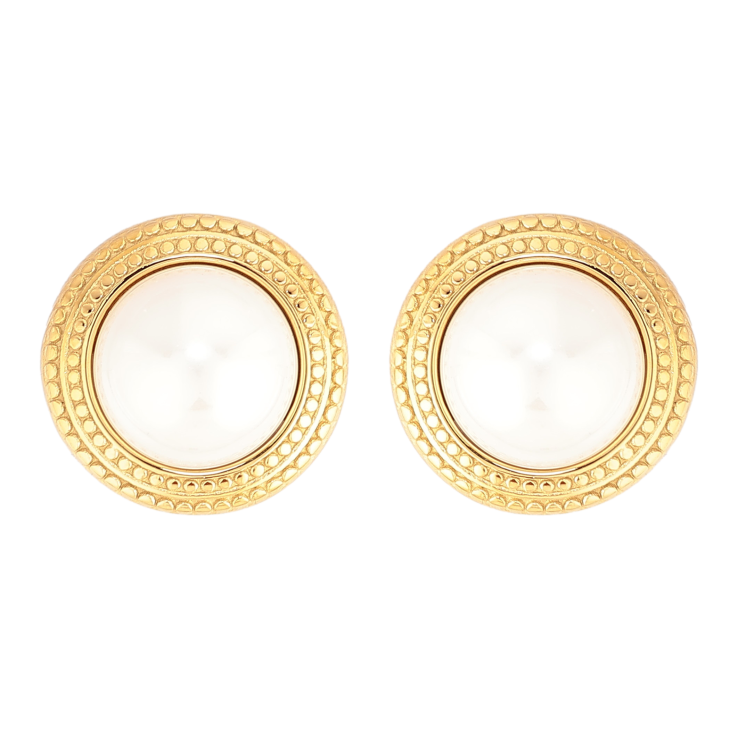 Сережки Нержавіюча сталь пусети "Перлини" фото №7 Сережки Нержавіюча сталь пусети "Перлини" фото №7