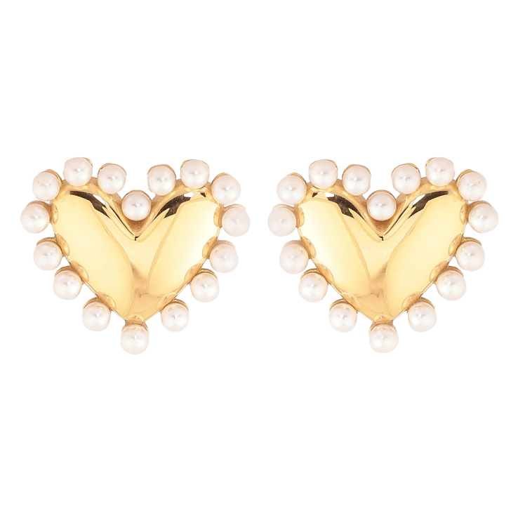 Сережки Нержавіюча сталь пусети "Сердечка" фото №21 Сережки Нержавіюча сталь пусети "Сердечка" фото №21