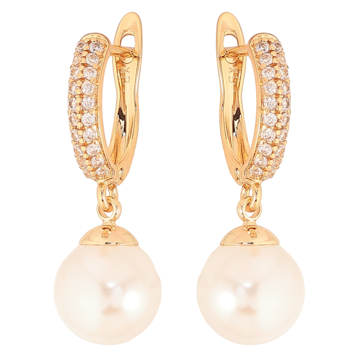 Серьги Xuping M&L цвет 18K английский замок "Жемчужные подвески" фото №15 Серьги Xuping M&L цвет 18K английский замок "Жемчужные подвески" фото №15