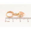 Серьги Xuping M&L цвет 18K подвески на колечках "Сердечки" фото №2 Серьги Xuping M&L цвет 18K подвески на колечках "Сердечки" фото №2