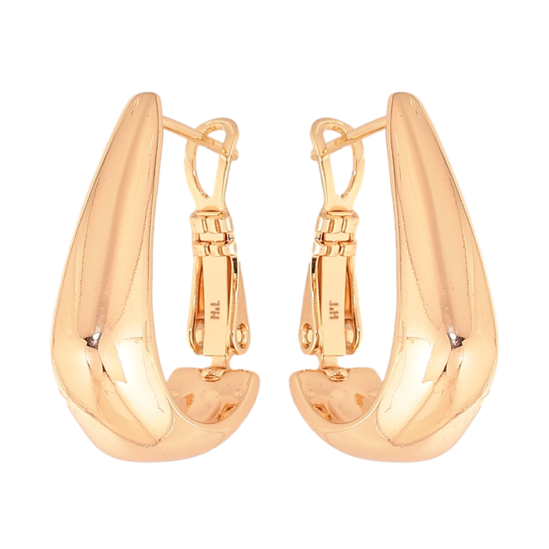 Серьги Xuping M&L цвет 18K итальянский замок "Декоративные" фото №2