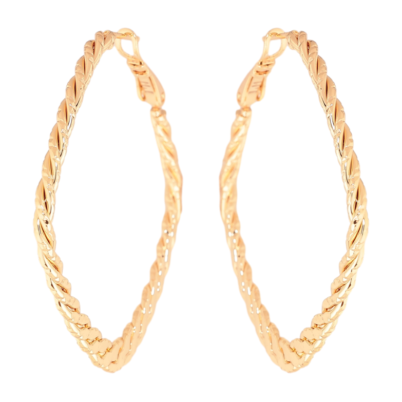 Сережки Xuping M&L колір 18K італійський замок "Ромби з декоративним візерунком" 4х4см фото №1 Сережки Xuping M&L колір 18K італійський замок "Ромби з декоративним візерунком" 4х4см фото №1