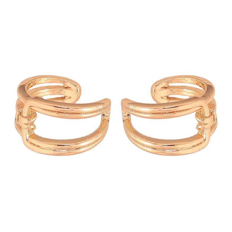 Сережки Xuping M&L колір 18К кафи "Декоративний візерунок" фото №1