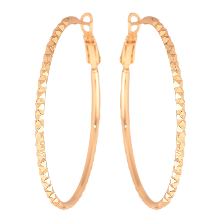 Серьги Xuping M&L цвет 18K кольца (конго) "Декоративный узор" ø 4.5см фото №8 Серьги Xuping M&L цвет 18K кольца (конго) "Декоративный узор" ø 4.5см фото №8