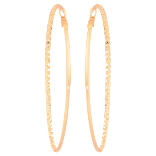 Серьги Xuping M&L цвет 18K кольца (конго) "Декоративный узор" ø 7см фото №1 Серьги Xuping M&L цвет 18K кольца (конго) "Декоративный узор" ø 7см фото №1