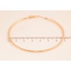 Сережки Xuping M&L колір 18K кільця (конго) "Декоративний візерунок" ø 7см фото №2 Сережки Xuping M&L колір 18K кільця (конго) "Декоративний візерунок" ø 7см фото №2