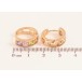 Сережки Xuping M&L колір 18K колечка "Дорожки кольорових кристалів" фото №2 Сережки Xuping M&L колір 18K колечка "Дорожки кольорових кристалів" фото №2